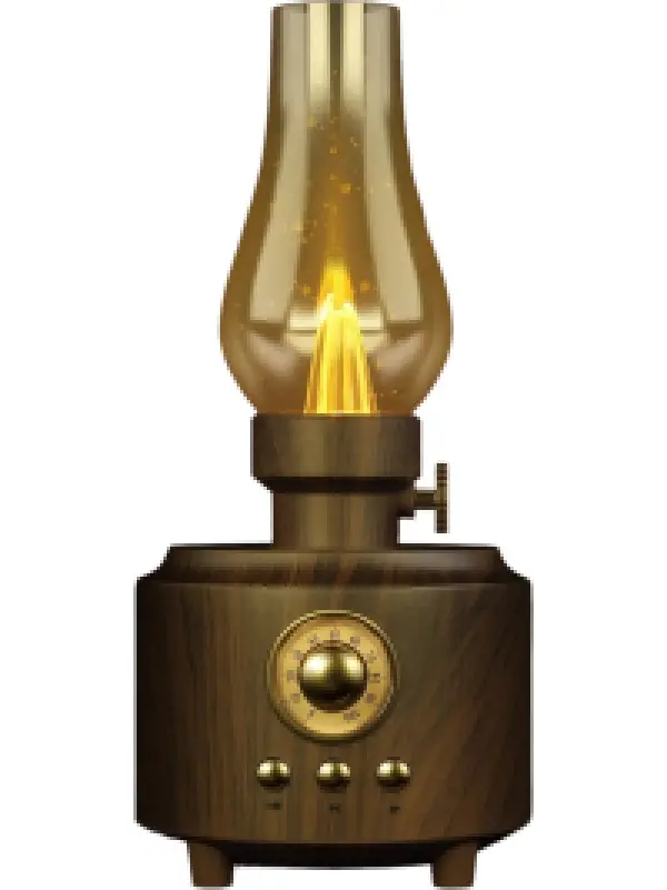 Nostalji Gaz Lamba Tasarım Klasik Radyo