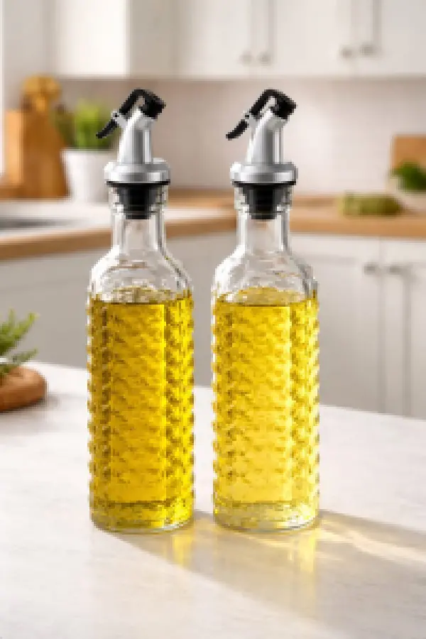 Chefstar 500 ML Cam Yağdanlık Seti (2 ADET)