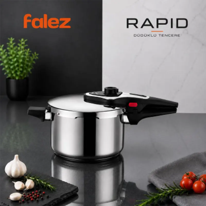 Falez Rapid 6 LT Düdüklü Tencere ( TANITIM FİYATI ) 