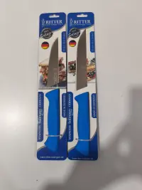 Solingen Rıtter Genel Kullanım Mutfak Bıçağı 25 cm ( MAVİ )