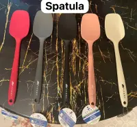 İvory Silikon kaşık Spatula - kırmızı