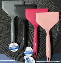 İvory Silikon Jumbo Spatula Geniş kırmızı