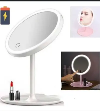 Led Işıklı Makyaj Aynası YUVARLAK BEYAZ