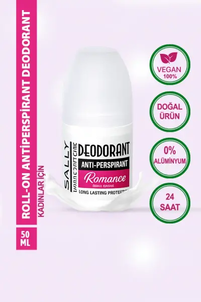 SALLY Kadın Kol Altı Losyon Deodorant Roll On ROMANCE